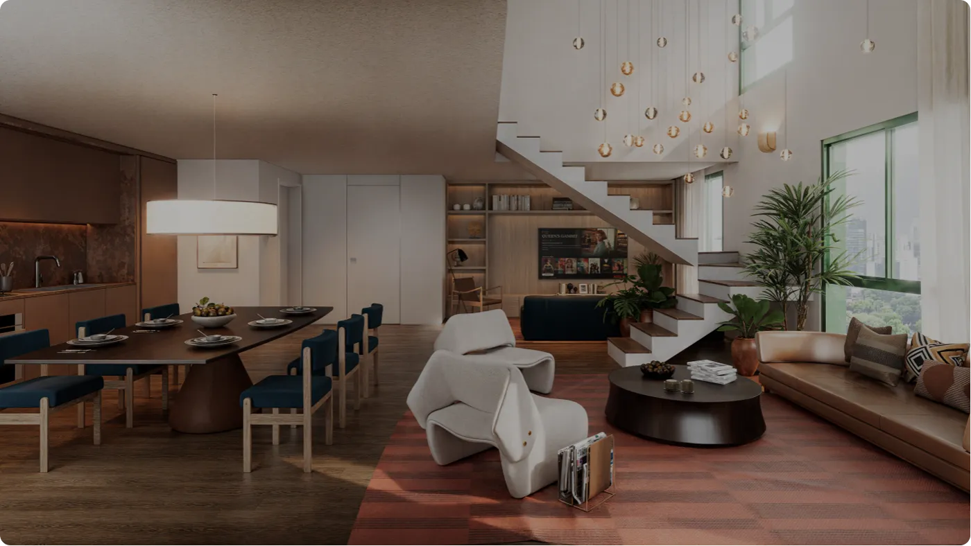 Apartamento decorado pelo Arquiteto de Bolso