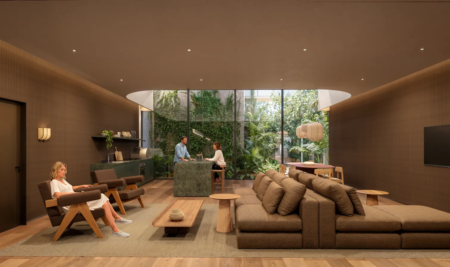 Espaço gourmet do empreendimento Samanea