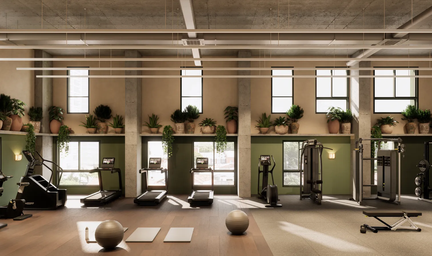 Academia do empreendimento Samanea