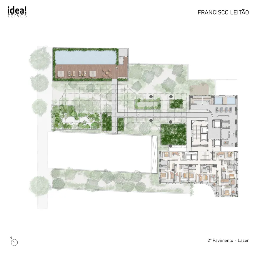 Planta 2º Pavimento - Lazer 2º Pavimento - Lazer