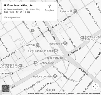 Mapa da localização do empreendimento Samanea