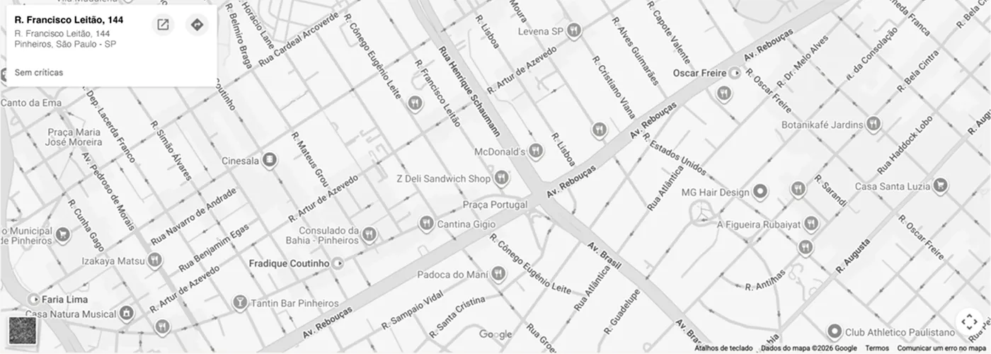 Mapa da localização do empreendimento Samanea